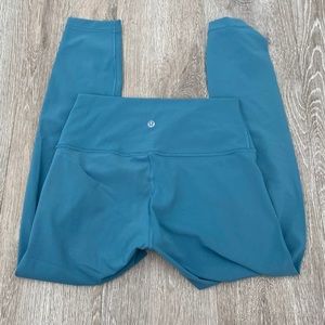 Sky Blue Size 6 Lululemon Leggings